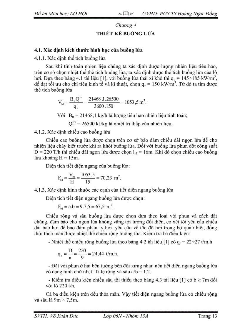 image for page Thiết kế lò hơi đốt than sản lượng 220 tấn giờ kèm bản vẽ