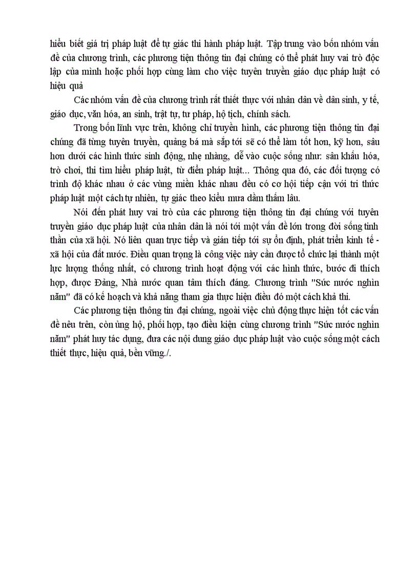 image for page Nâng cao hiệu quả giáo dục pháp luật trên các phương tiện truyền thông đại chúng góp phần xây dựng nhà nước pháp quyền xã hội chủ nghĩa