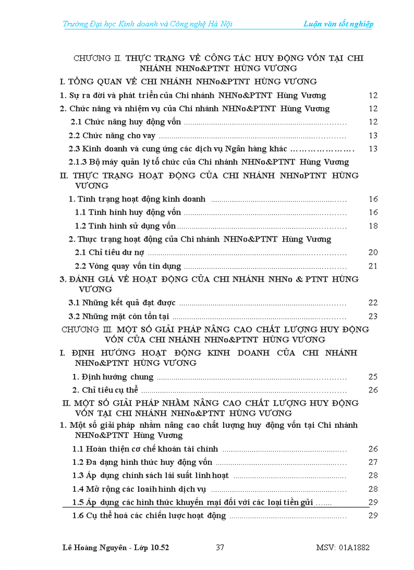 image for page Một số Giải pháp nhằm nâng cao chất lượng huy động vốn tại Chi nhánh NHNo PTNT Hùng Vương