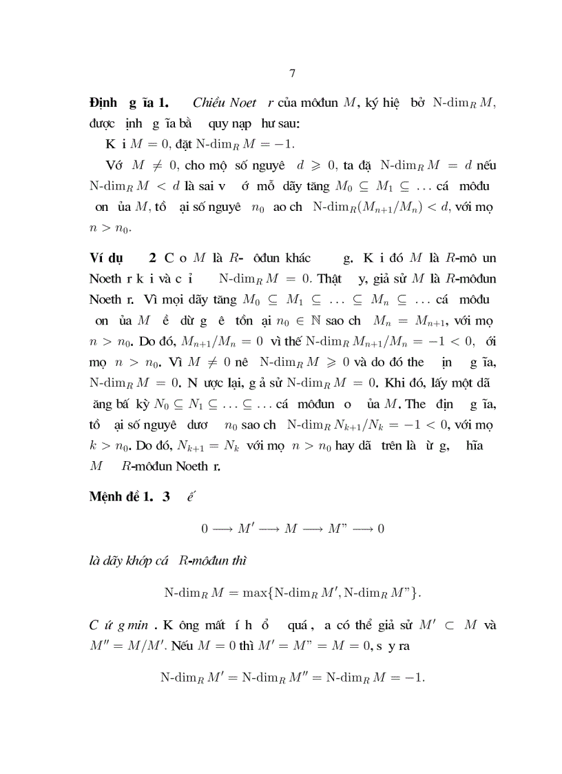 image for page Chiều Noether của Mô đun Artin