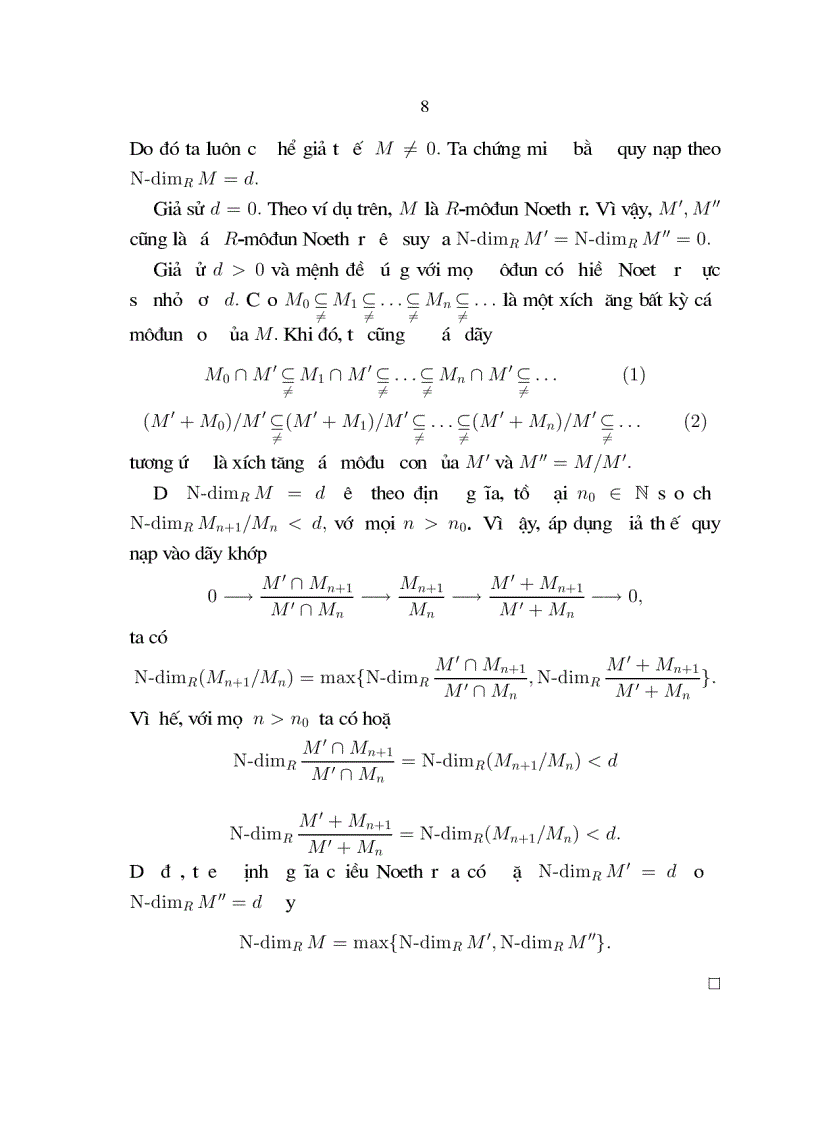 image for page Chiều Noether của Mô đun Artin
