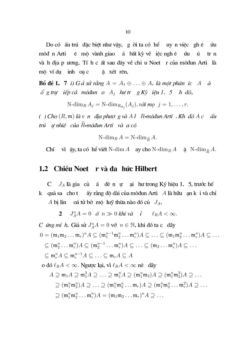image for page Chiều Noether của Mô đun Artin