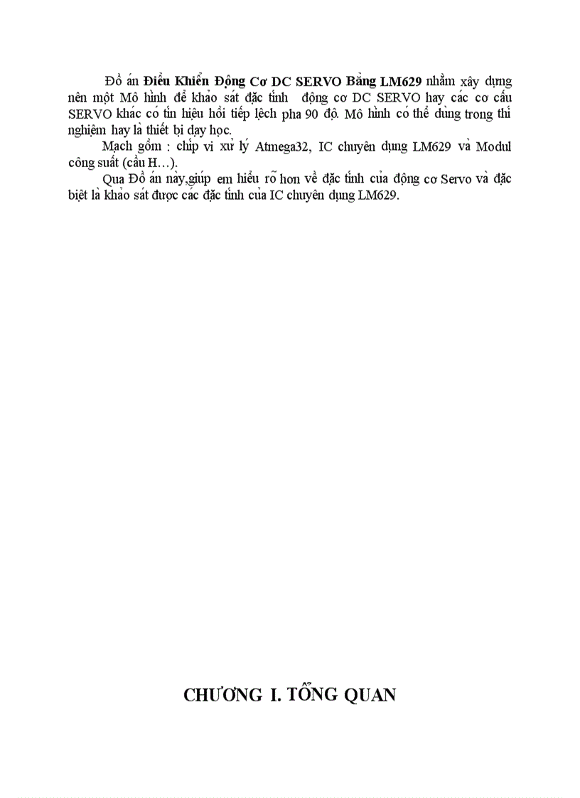 image for page Điều Khiển Động Cơ một chiều Servo dùng IC LM629