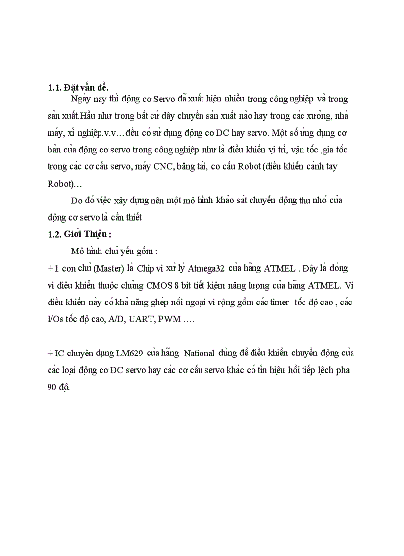 image for page Điều Khiển Động Cơ một chiều Servo dùng IC LM629
