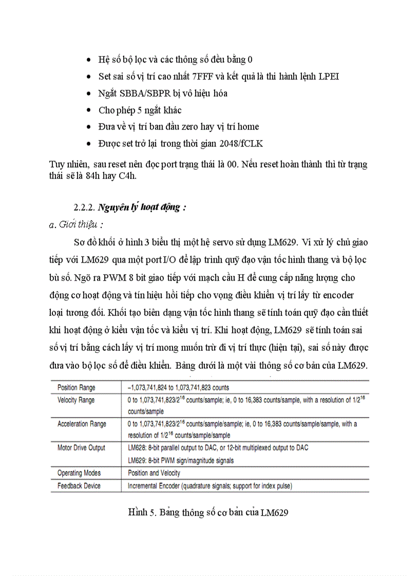 image for page Điều Khiển Động Cơ một chiều Servo dùng IC LM629