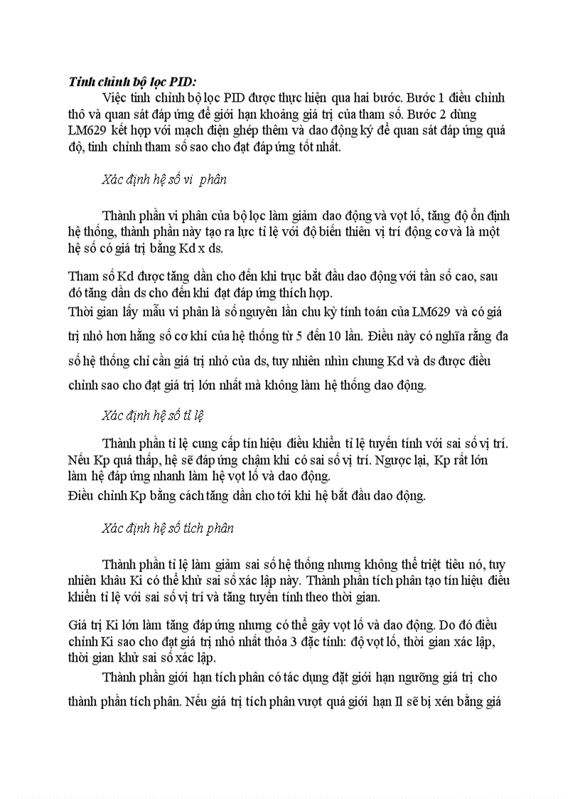 image for page Điều Khiển Động Cơ một chiều Servo dùng IC LM629