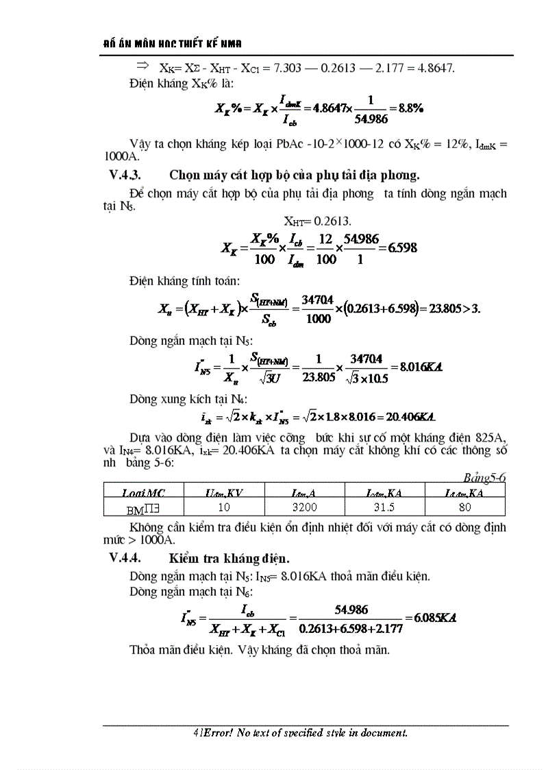 image for page Thiết kế phần điện trong nhà máy điện kiểu nhiệt điện ngưng hơi gồm 4 tổ máy công suất mỗi tổ là 100 MW cấp điện cho phụ tải địa phương 10 5KV và phát vào hệ thống 220KV