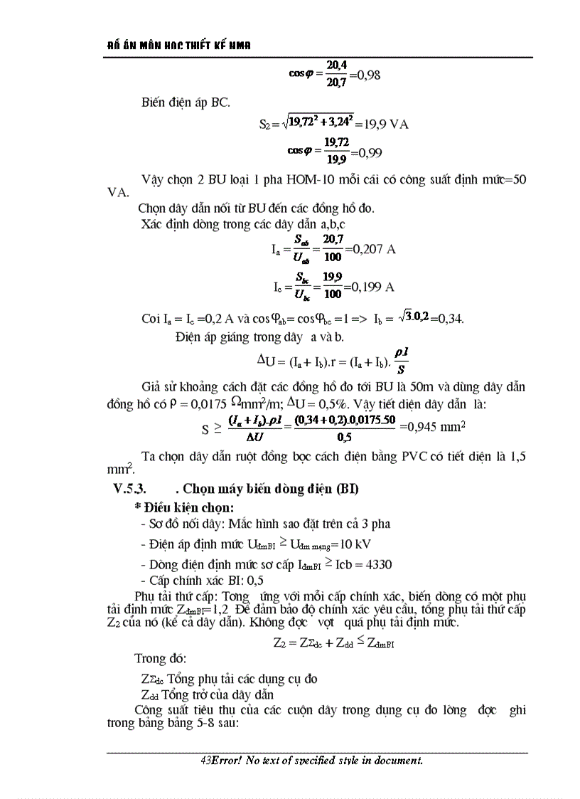 image for page Thiết kế phần điện trong nhà máy điện kiểu nhiệt điện ngưng hơi gồm 4 tổ máy công suất mỗi tổ là 100 MW cấp điện cho phụ tải địa phương 10 5KV và phát vào hệ thống 220KV