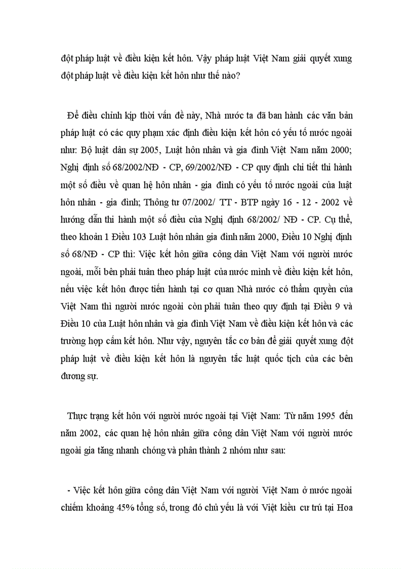 image for page Giải quyết xung đột pháp luật về điều kiện kết hôn theo pháp luật Việt Nam