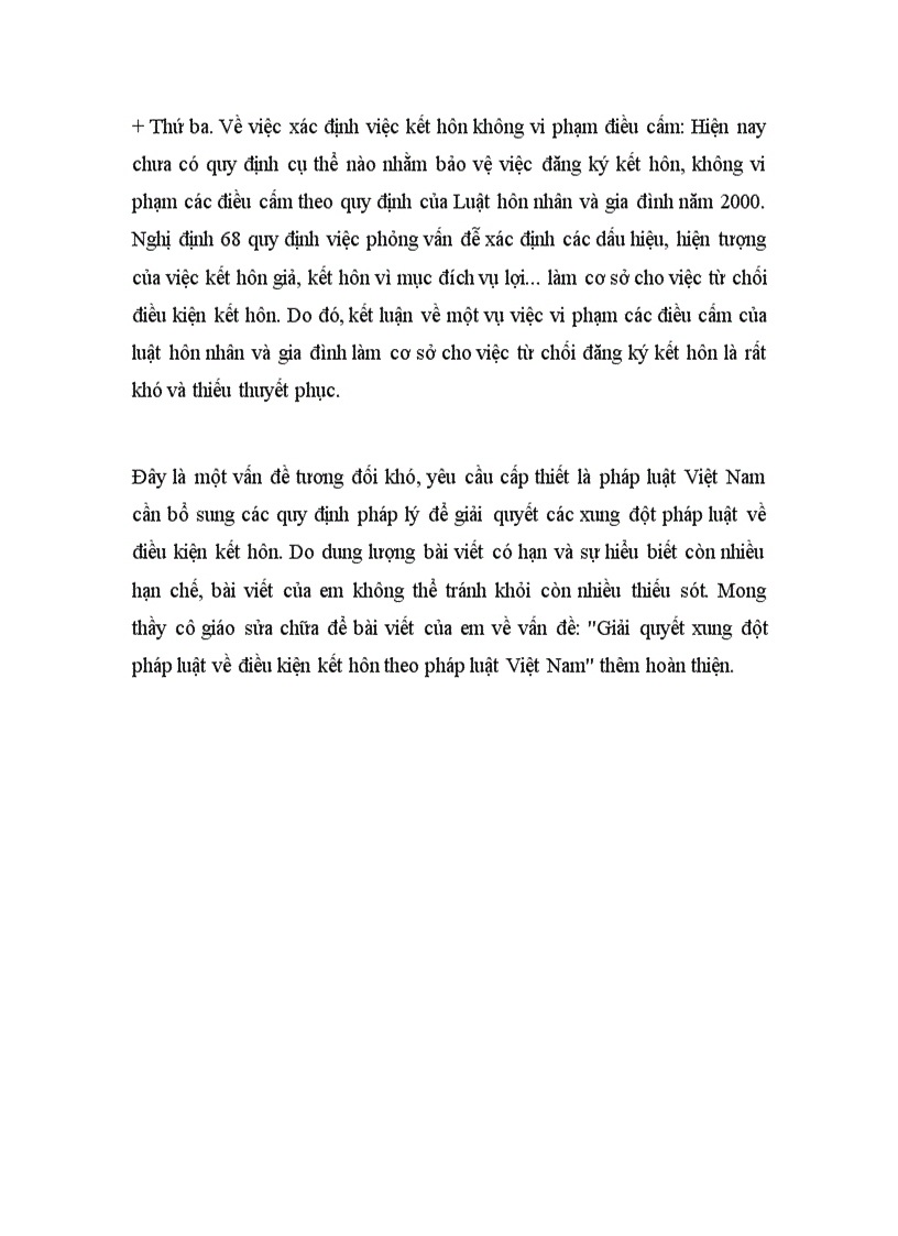 image for page Giải quyết xung đột pháp luật về điều kiện kết hôn theo pháp luật Việt Nam