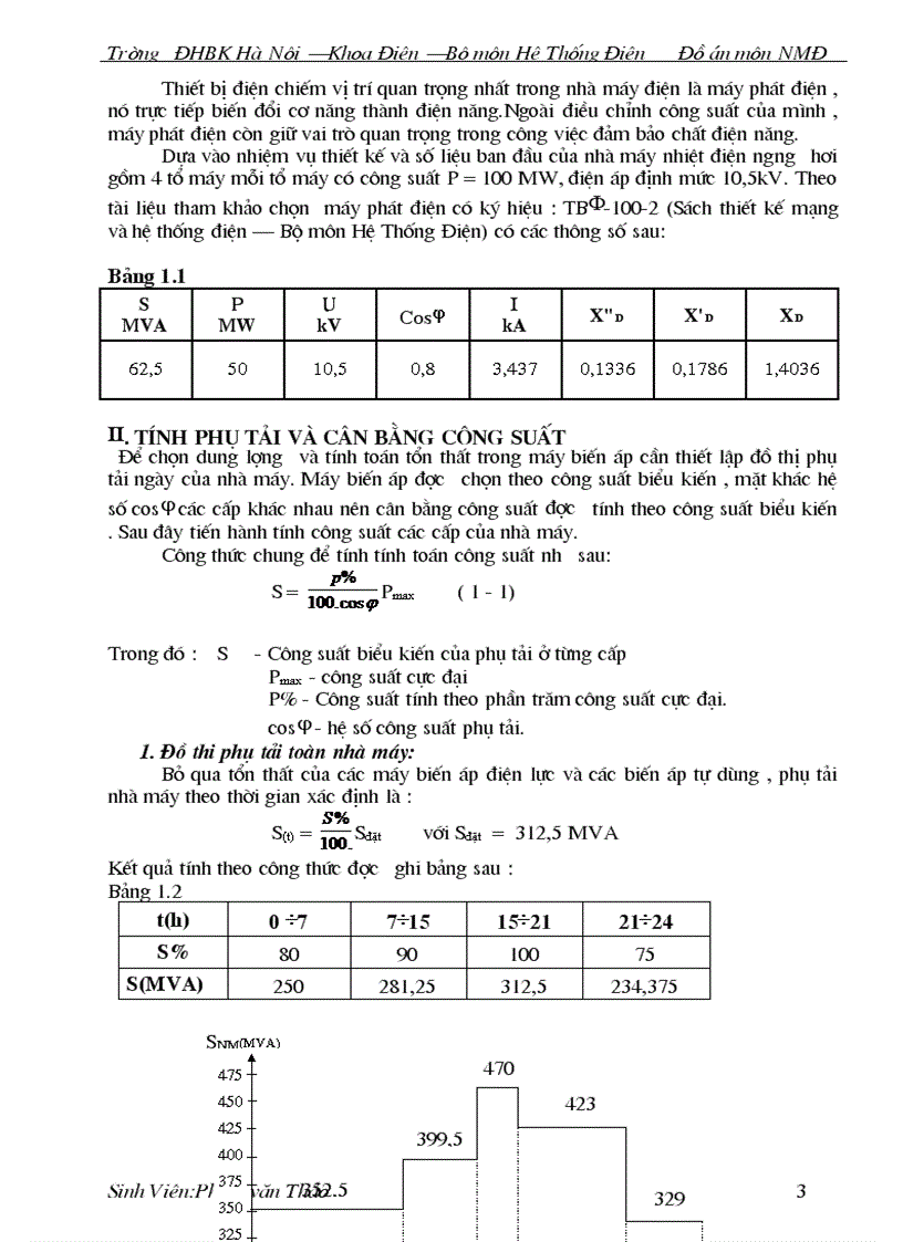image for page Thiết kế phần điện của nhà máy nhiệt điện ngưng hơi gồm 4 tổ máy mỗi tổ máy có công suất P 100 MW điện áp định mức 10 5kV