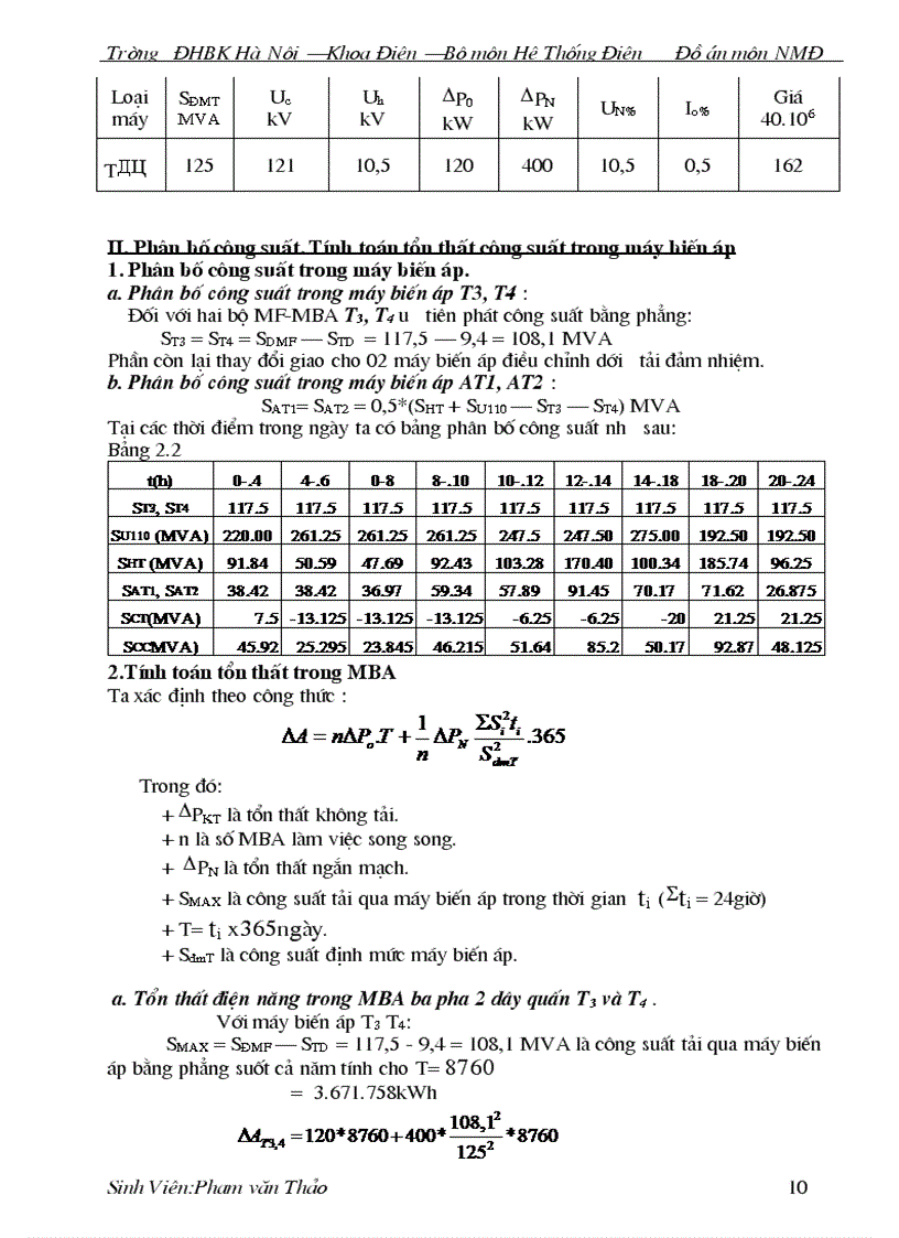 image for page Thiết kế phần điện của nhà máy nhiệt điện ngưng hơi gồm 4 tổ máy mỗi tổ máy có công suất P 100 MW điện áp định mức 10 5kV