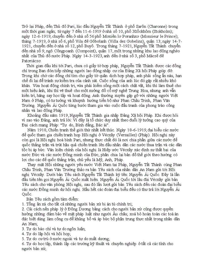 image for page Hành trình Bác Hồ ra đi tìm đường cứu nước giai đoạn 1911 1920 và ý nghĩa đối với cách mạng Việt nam