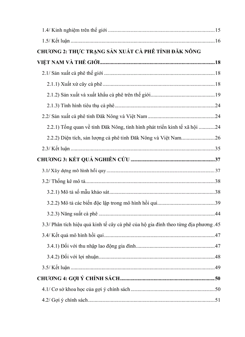 image for page Ảnh hưởng của các yếu tố đầu vào đến hiệu quả kinh tế cây cà phê tỉnh Đăk Nông