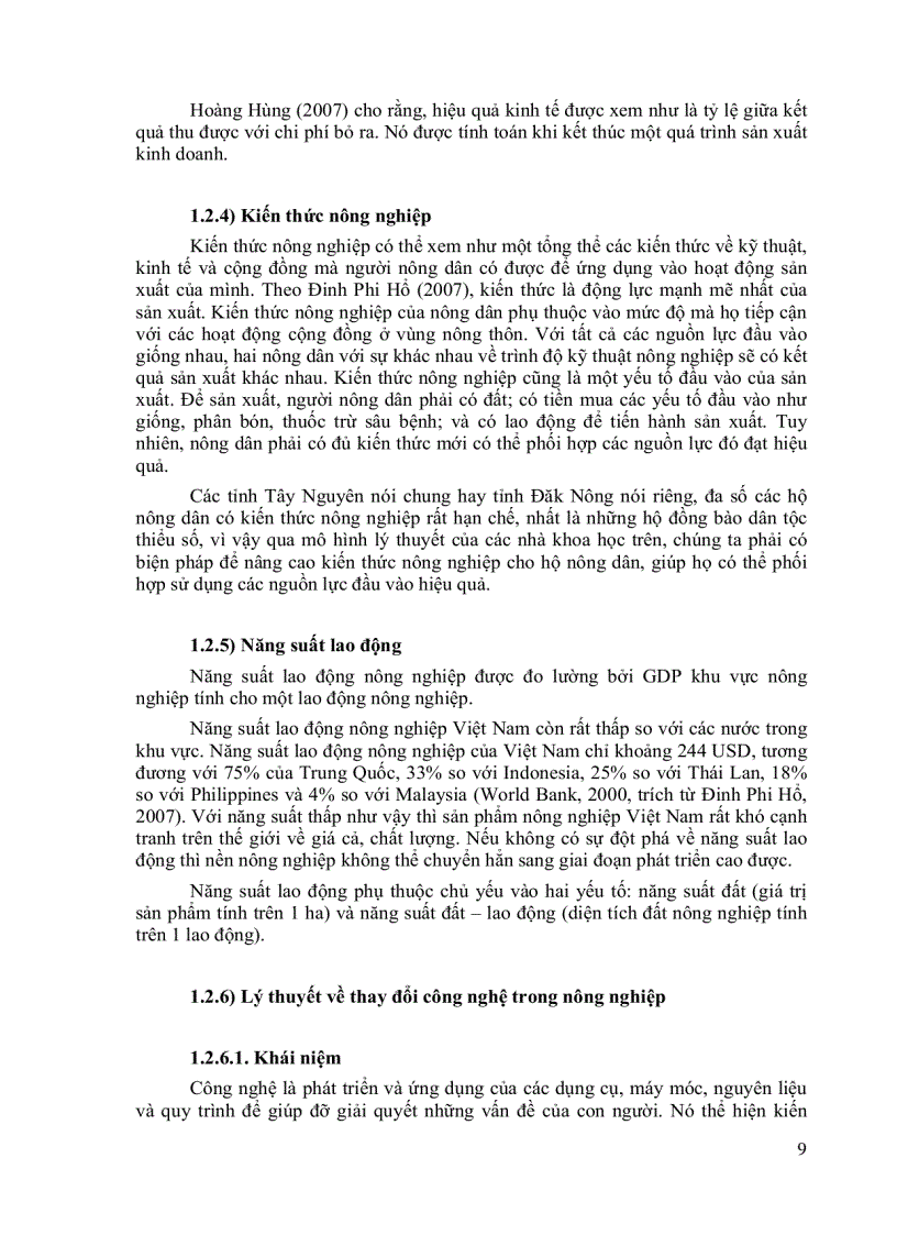 image for page Ảnh hưởng của các yếu tố đầu vào đến hiệu quả kinh tế cây cà phê tỉnh Đăk Nông