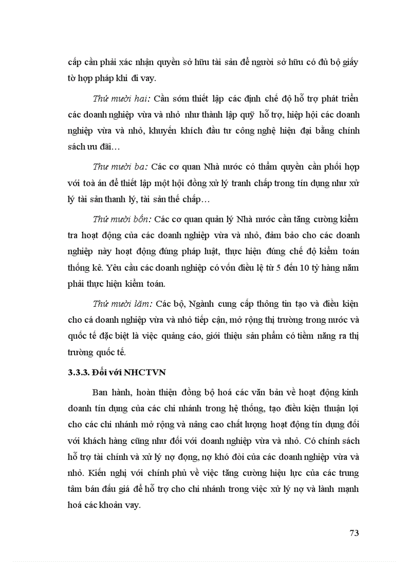 image for page Giải pháp nâng cao chất lượng tín dụng đối với các doanh nghiệp vừa nhỏ tại chi nhánh NHCT Ba Đình