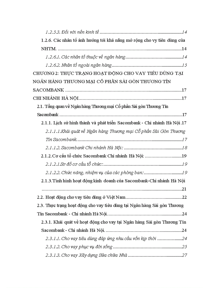 image for page Giải pháp mở rộng hiệu quả và đẩy mạnh hiệu quả hoạt động cho vay tiêu dùng tại ngân hàng Thương mại cổ phần Sài Gòn Thương Tín Sacombank Chi nhánh Hà Nội