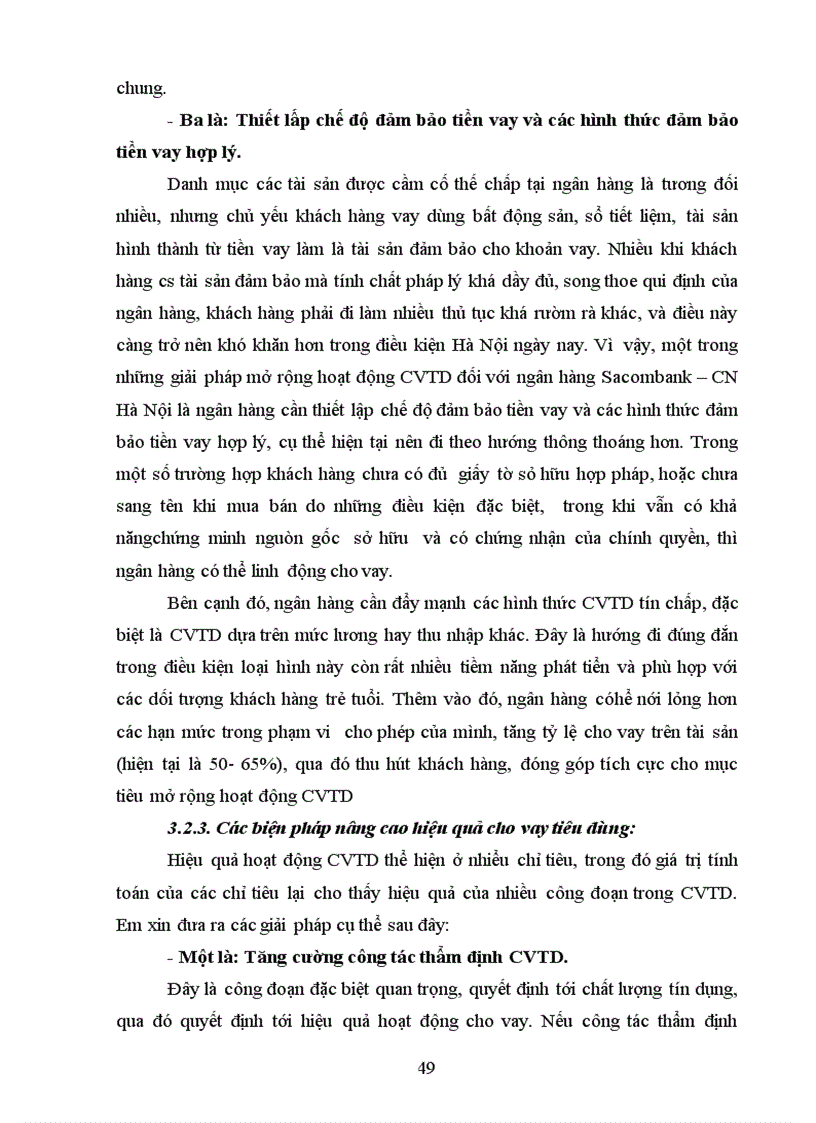 image for page Giải pháp mở rộng hiệu quả và đẩy mạnh hiệu quả hoạt động cho vay tiêu dùng tại ngân hàng Thương mại cổ phần Sài Gòn Thương Tín Sacombank Chi nhánh Hà Nội