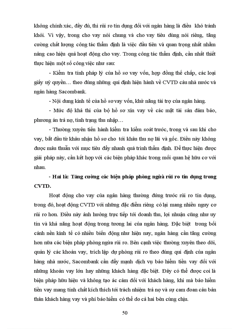 image for page Giải pháp mở rộng hiệu quả và đẩy mạnh hiệu quả hoạt động cho vay tiêu dùng tại ngân hàng Thương mại cổ phần Sài Gòn Thương Tín Sacombank Chi nhánh Hà Nội