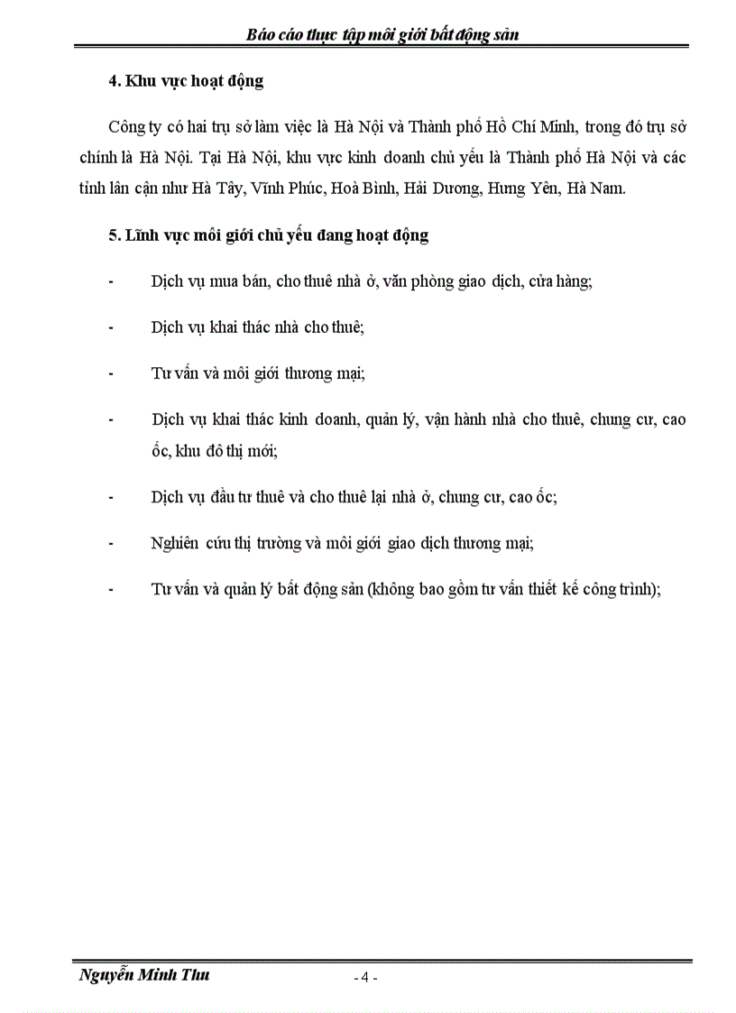 image for page Báo cáo thực tập môi giới bất động sản tại Công ty TNHH Hồng Bảo Ngọc