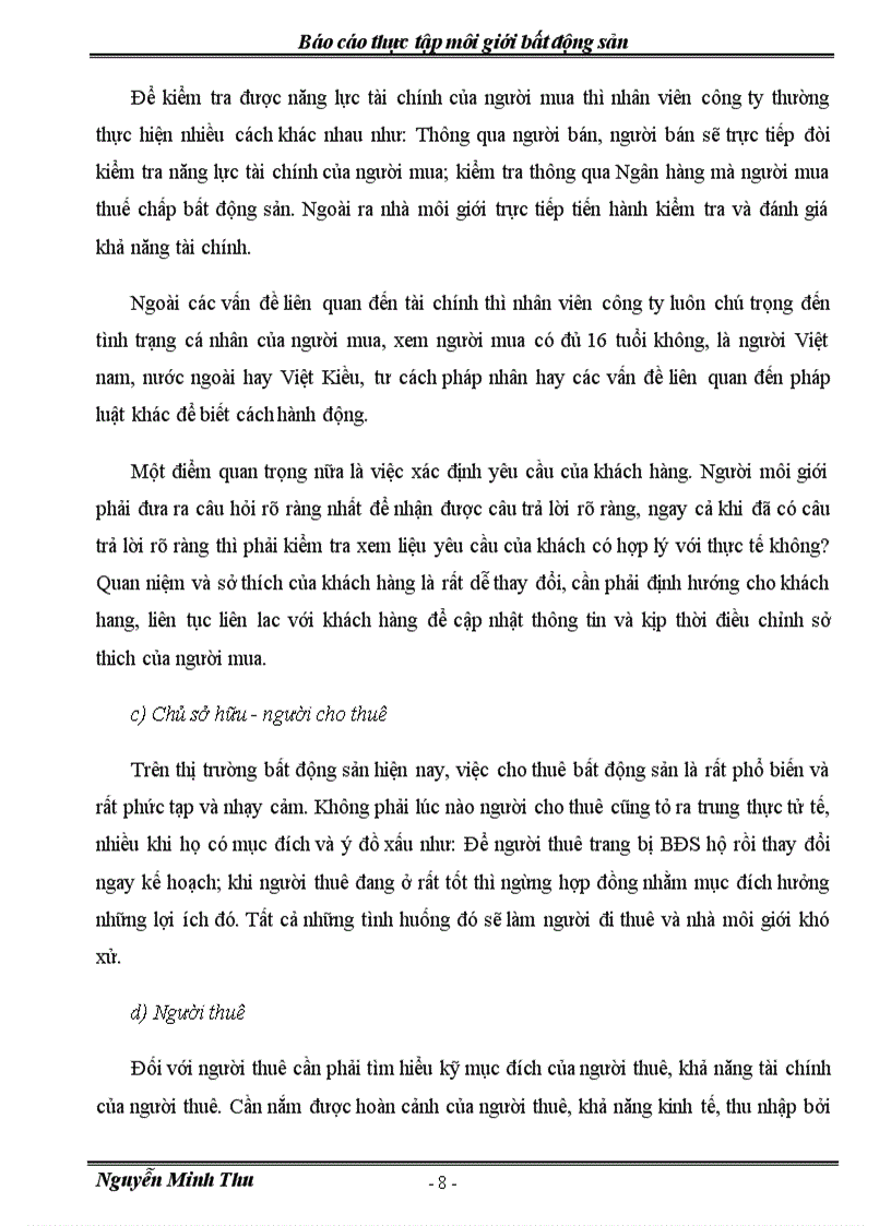 image for page Báo cáo thực tập môi giới bất động sản tại Công ty TNHH Hồng Bảo Ngọc