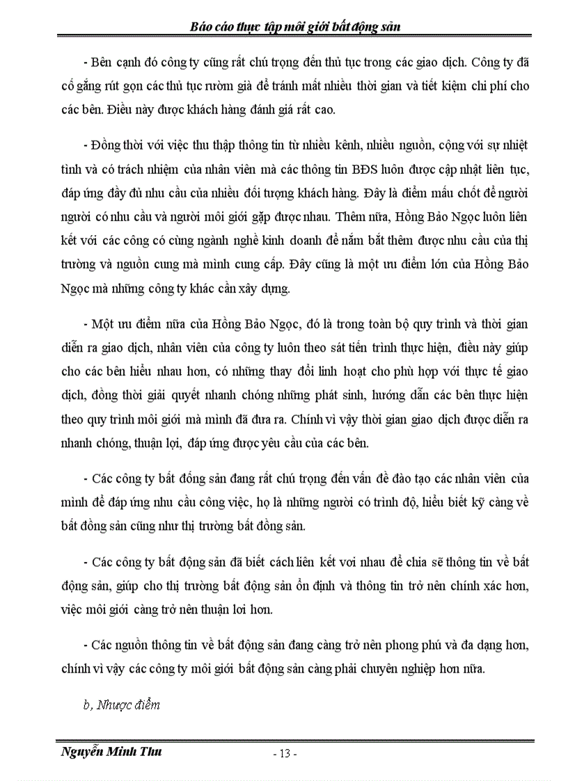 image for page Báo cáo thực tập môi giới bất động sản tại Công ty TNHH Hồng Bảo Ngọc