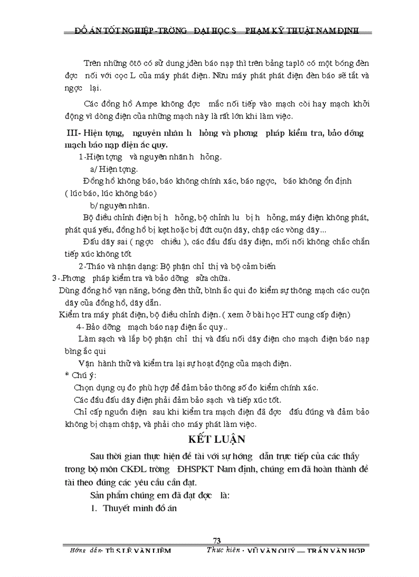 image for page Thiết kế sa bàn hệ thống cung cấp điện trên xe TOYOTA COROLLA