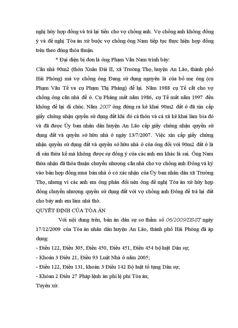 image for page Án dân sự đồng nguyên đơn trong vụ án tranh chấp hợp đồng mua bán nhà ở