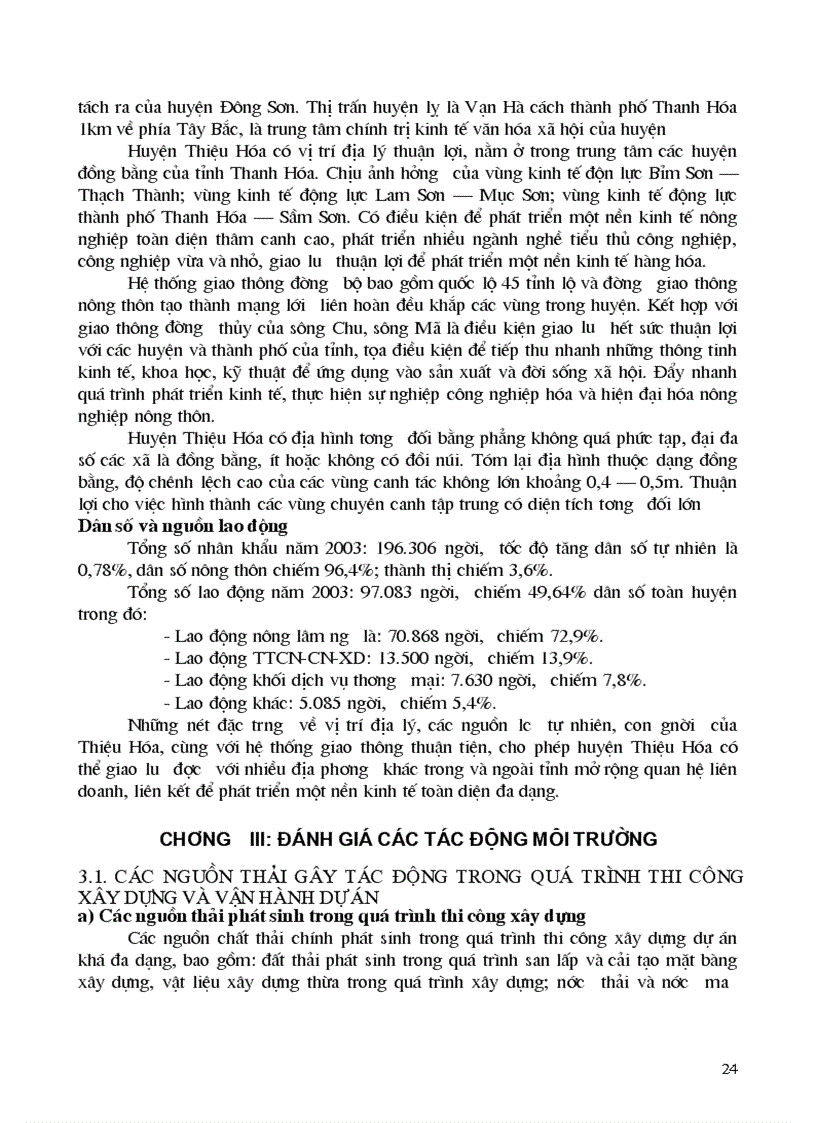 image for page Báo cáo đánh giá tác động môi trường ĐTM dự án Cải tạo nâng cấp bệnh viện đa khoa huyện Thiệu Hoá