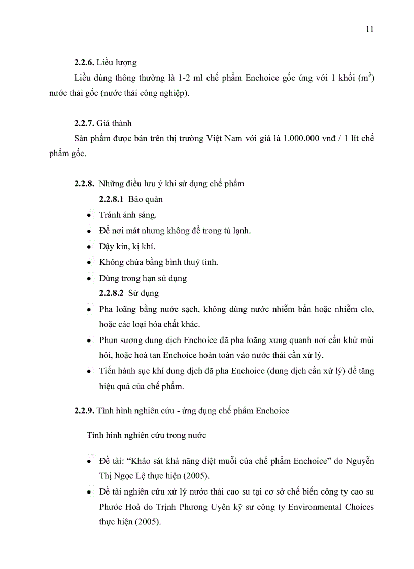 image for page Ảnh hưởng của chế phẩm enchoice trong điều kiện có và không có sục khí lên nước thải cao su