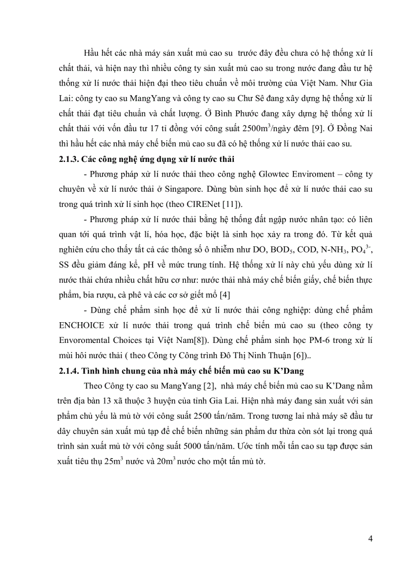 image for page So sánh hiệu quả của hai chế phẩm sinh học pm 6 và enchoice trong xử lý nước thải của quá trình sản xuất mủ cao su