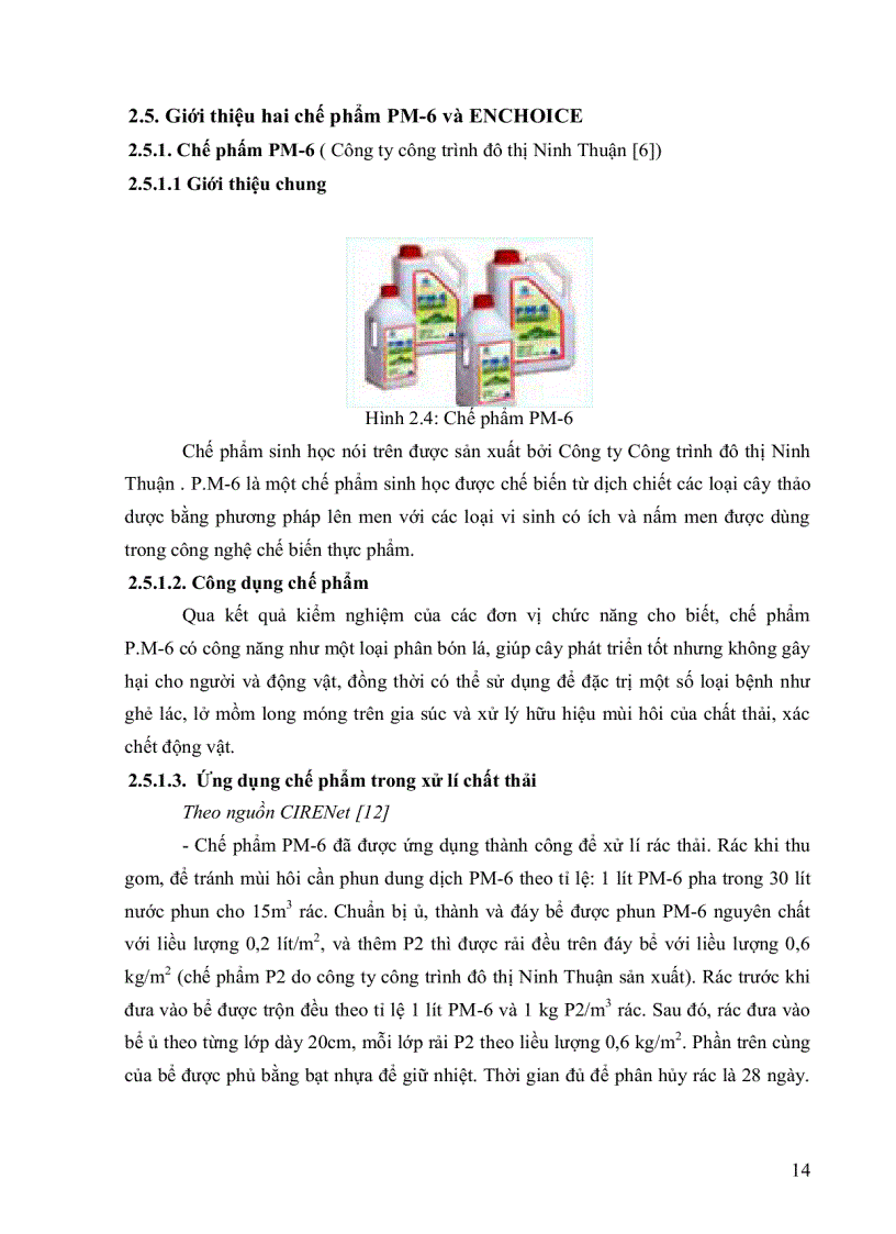image for page So sánh hiệu quả của hai chế phẩm sinh học pm 6 và enchoice trong xử lý nước thải của quá trình sản xuất mủ cao su