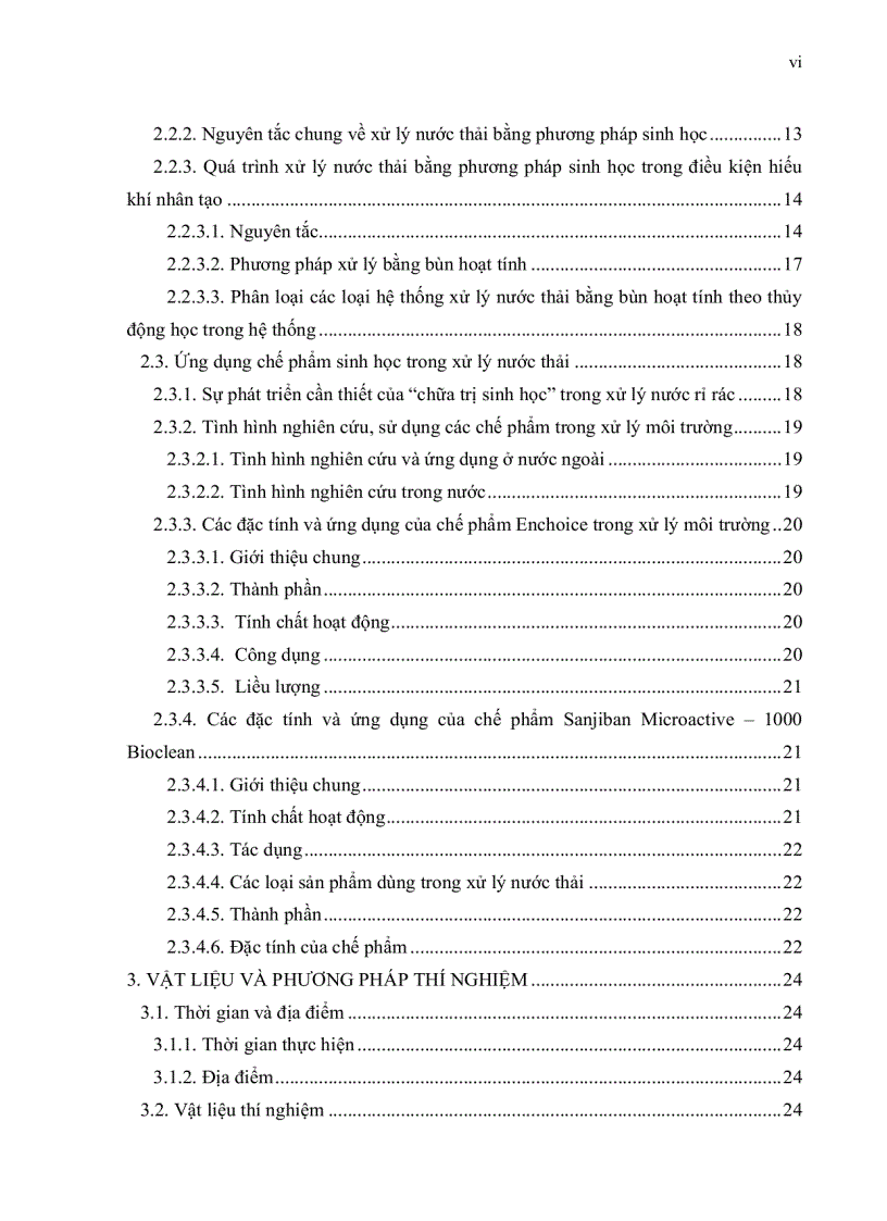 image for page Khảo sát sự ảnh hƣởng của chế phẩm sinh học enchoice và sanjiban trong quá trình xử lý nước rỉ rác tại bãi chôn lấp rác phƣớc hiệp củ chi