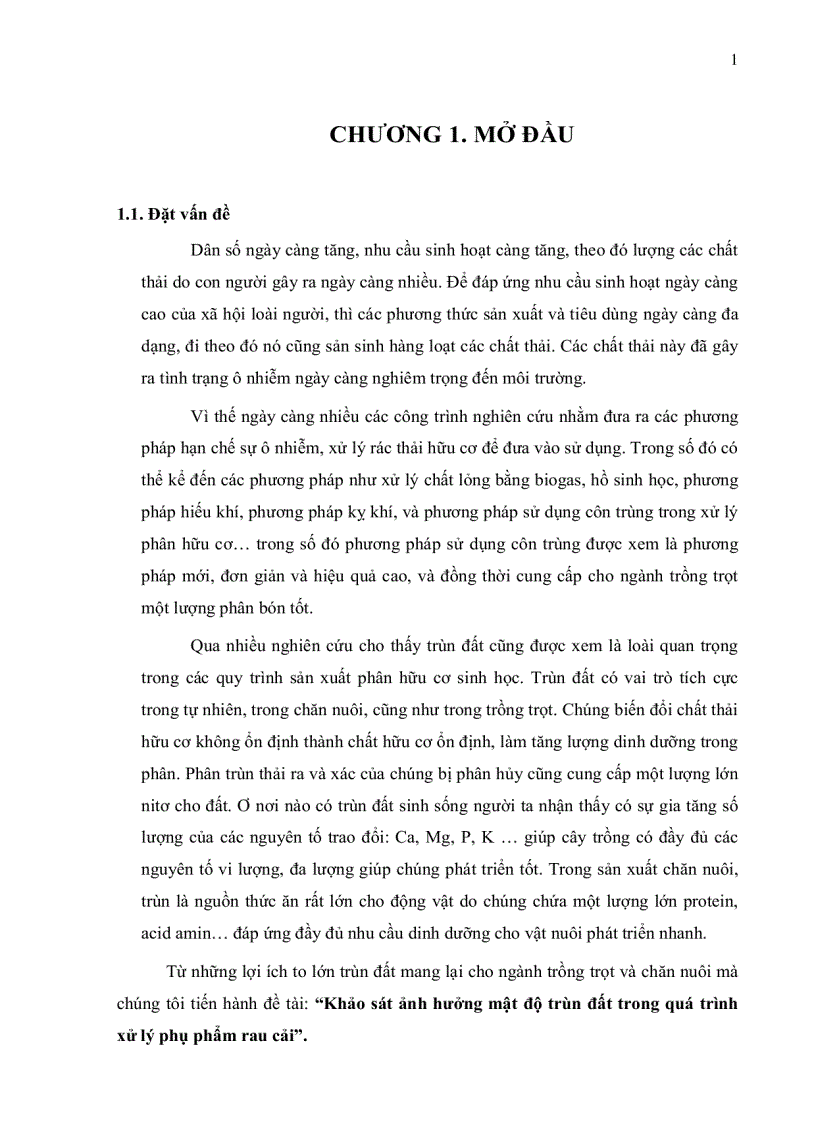 image for page Khảo sát ảnh hưởng mật độ trùn đất trong xử lý phụ phẩm rau cải