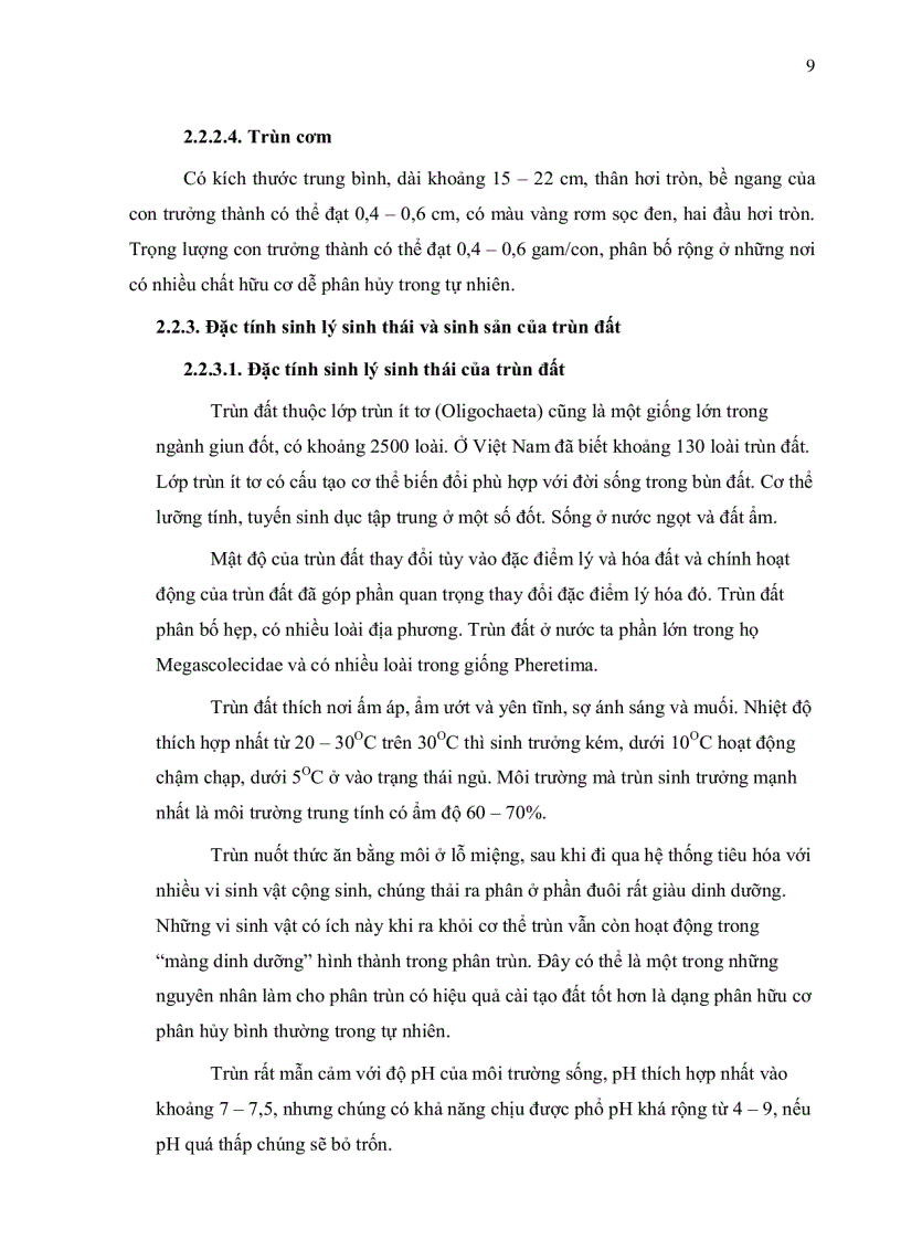 image for page Khảo sát ảnh hưởng mật độ trùn đất trong xử lý phụ phẩm rau cải