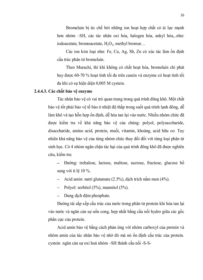image for page Tinh sạch enzyme bromelain từ thân dứa Ananas comosus L Merr bằng phương pháp sắc ký trao đổi ion