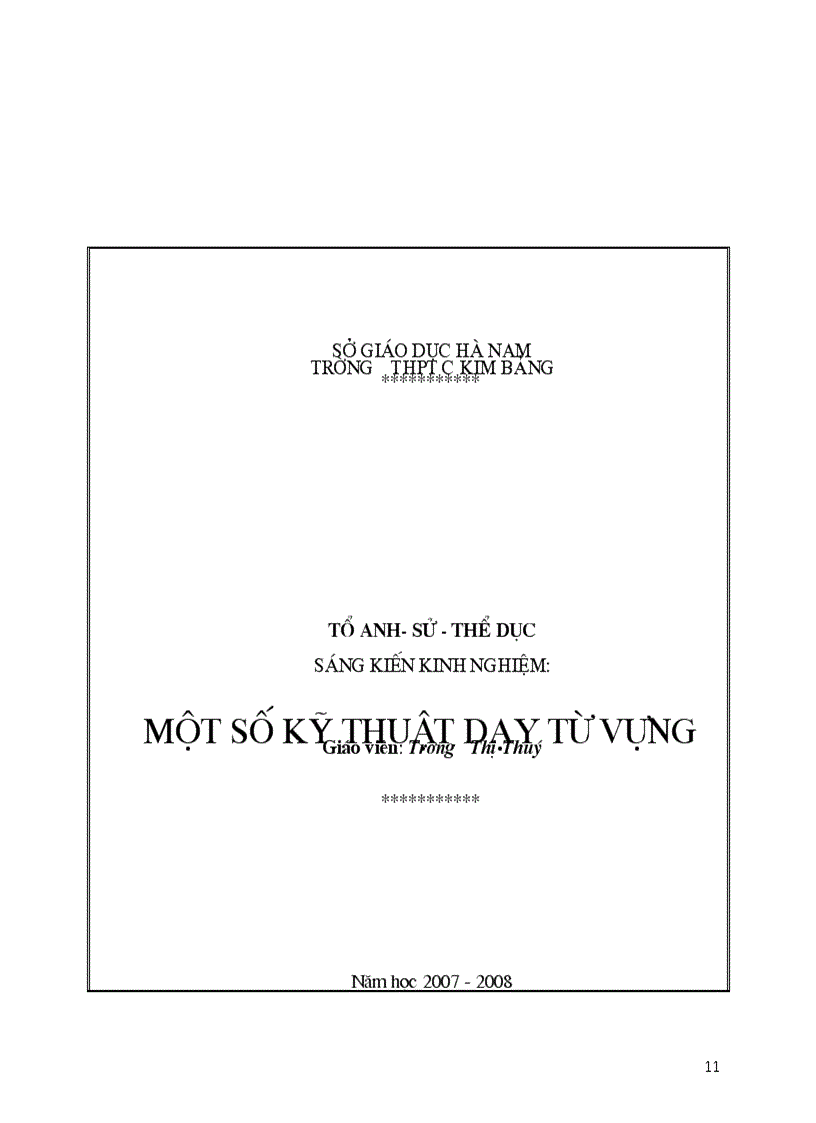 image for page Sáng kiến kinh nghiệm mầm non 50 SKKN đạt giải cấp Tỉnh