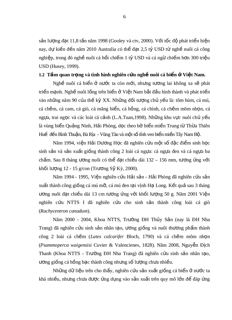 image for page Tìm hiểu kỹ thuật ương giống cá chim vây vàng Trachinotus blochii Lacepede 1801 tại Trại Thực nghiệm sản xuất Hải sản Vĩnh Hòa Nha Trang