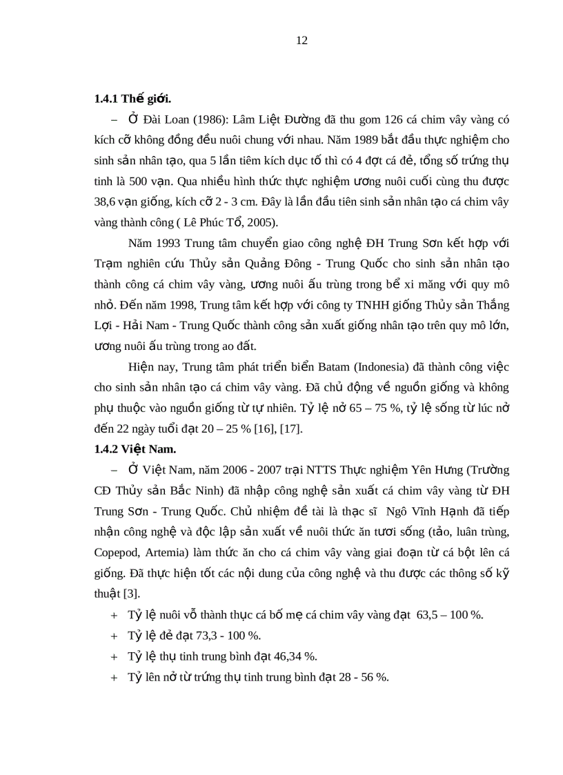 image for page Tìm hiểu kỹ thuật ương giống cá chim vây vàng Trachinotus blochii Lacepede 1801 tại Trại Thực nghiệm sản xuất Hải sản Vĩnh Hòa Nha Trang