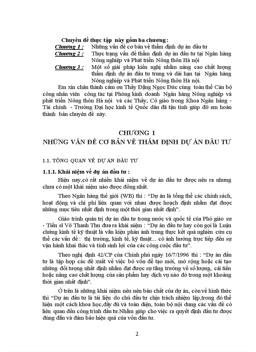 image for page Giải pháp nâng cao chất lượng thẩm định dự án đầu tư trung dài hạn tại Ngân Hàng NN PTNT Hà Nội