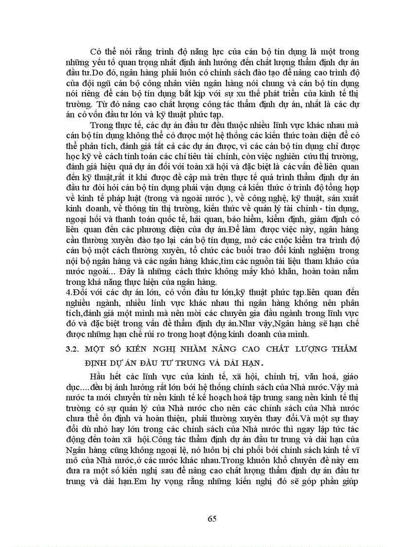 image for page Giải pháp nâng cao chất lượng thẩm định dự án đầu tư trung dài hạn tại Ngân Hàng NN PTNT Hà Nội