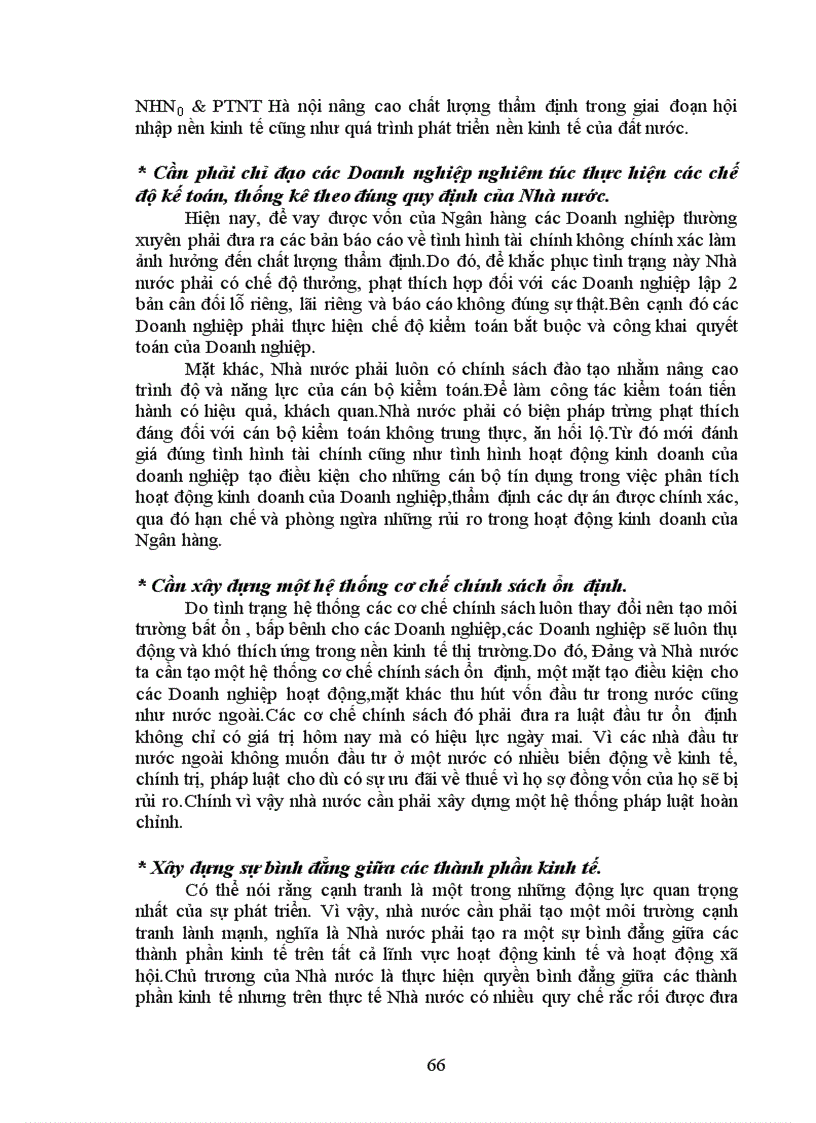 image for page Giải pháp nâng cao chất lượng thẩm định dự án đầu tư trung dài hạn tại Ngân Hàng NN PTNT Hà Nội