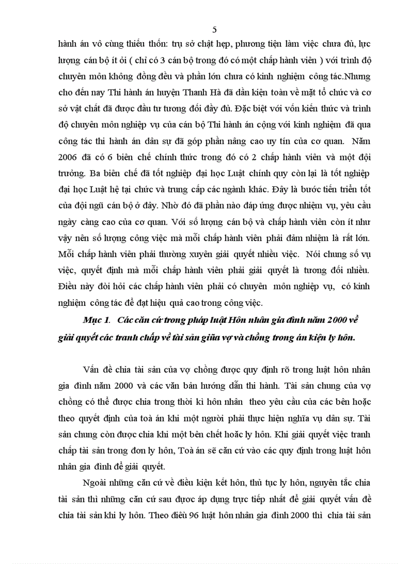 image for page Các án kiện ly hôn về vấn đề giải quyết tranh chấp tài sản vợ chồng huyện Thanh hà tỉnh Hải dương