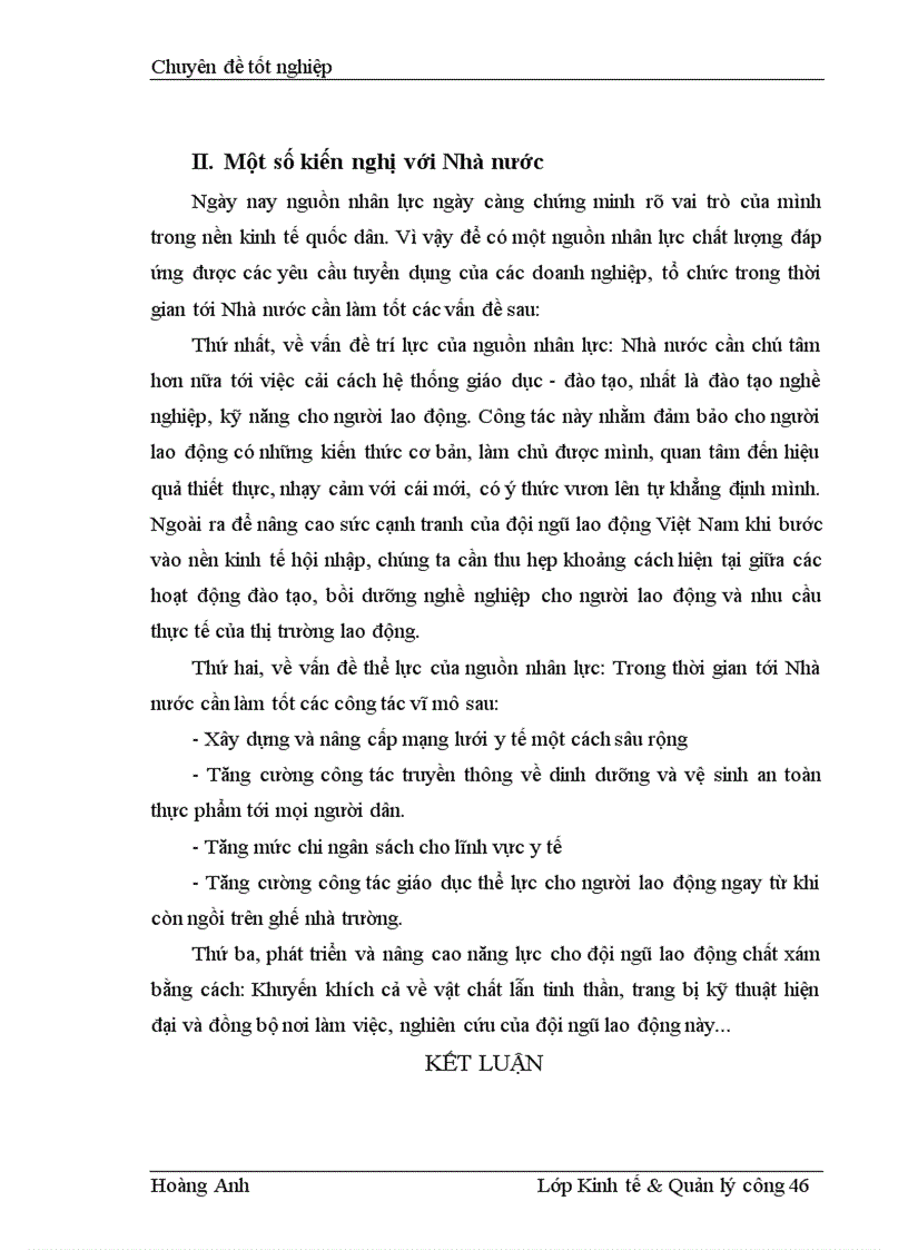 image for page Một số giải pháp hoàn thiện công tác quản lý nguồn nhân lực theo tiêu chuẩn ISO 9001 2000 tại Công ty CP bê tông