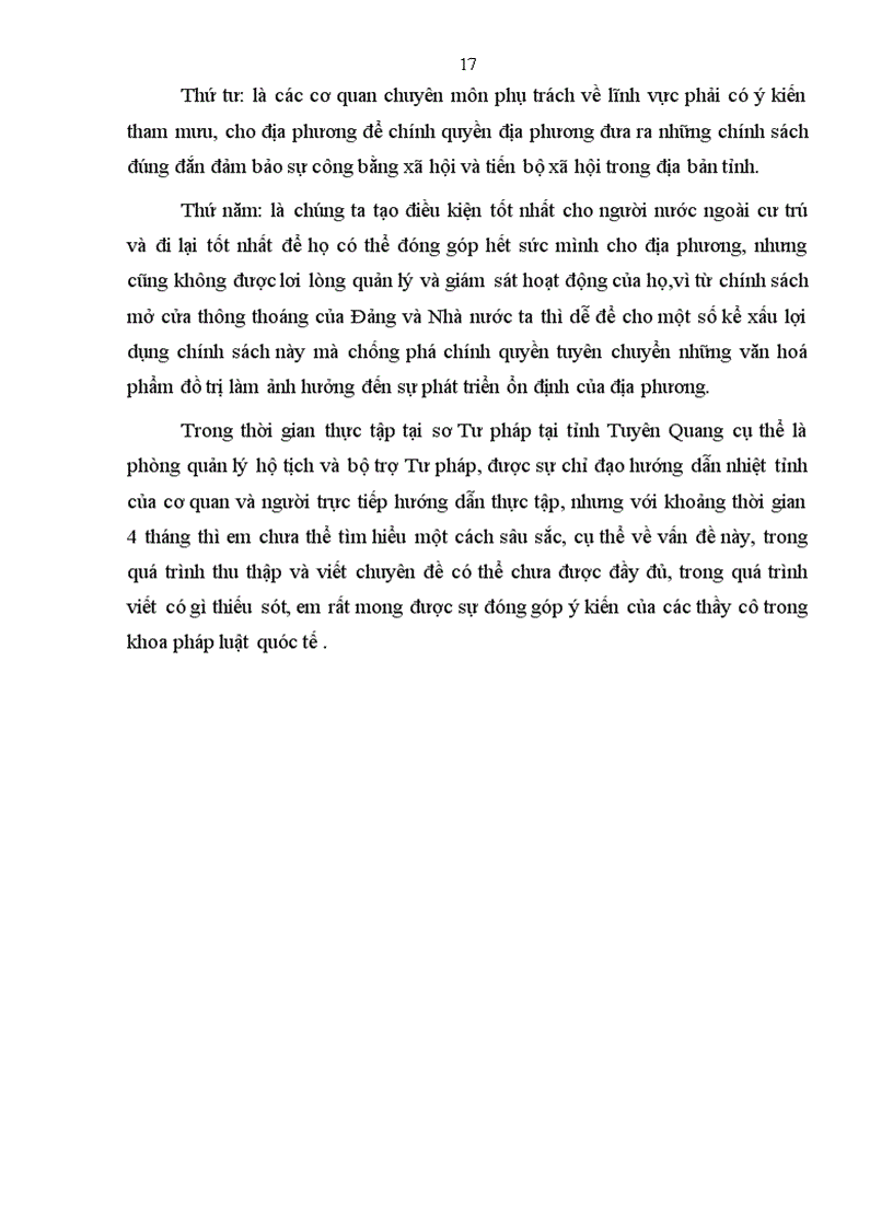image for page Tiến quản lý hoạt động xuất nhập cảnh cư trú đi lại của người nước ngoài tại địa phương