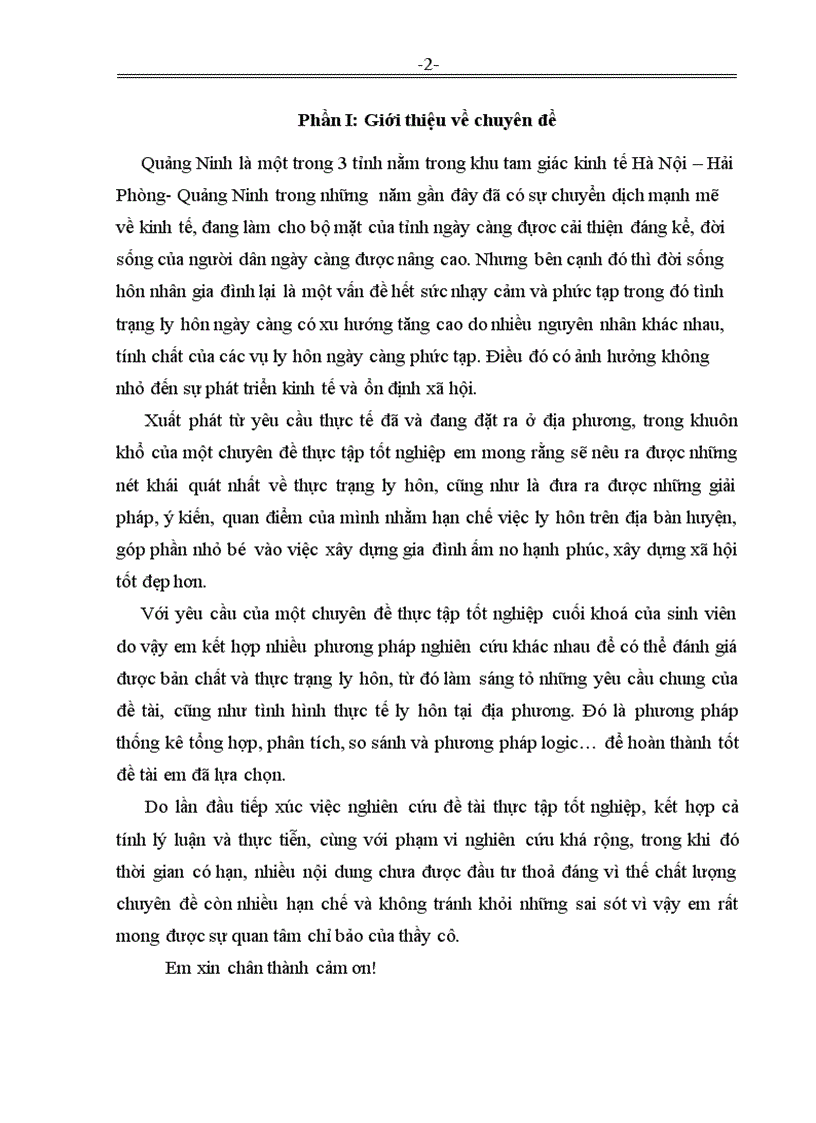 image for page Thực tiễn áp dụng căn cứ ly hôn để giải quyết các trường hợp ly hôn tại Quảng Ninh trong năm 2004 2005 2006