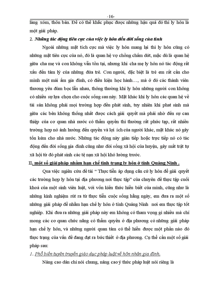 image for page Thực tiễn áp dụng căn cứ ly hôn để giải quyết các trường hợp ly hôn tại Quảng Ninh trong năm 2004 2005 2006