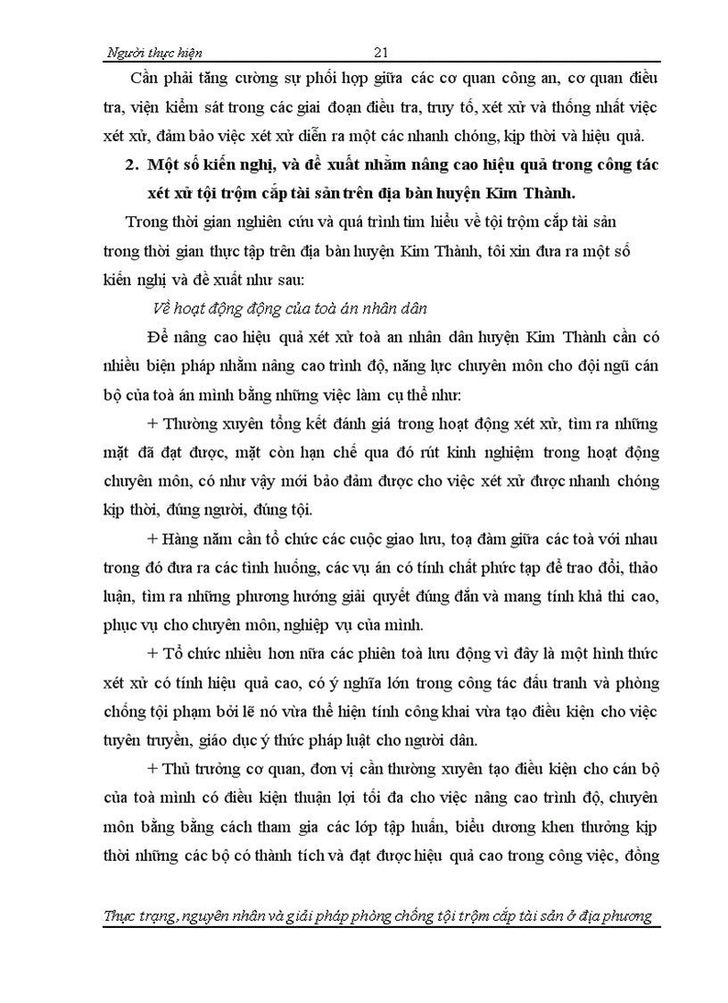 image for page Thực trạng nguyên nhân và giải pháp phòng chống tội trộm cắp tài sản ở huyện Kim Thành tỉnh Hải Dương