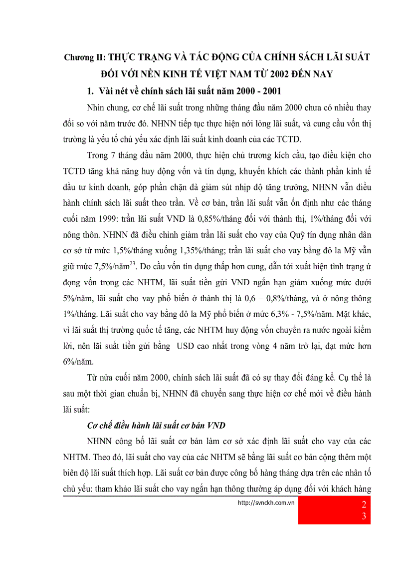 image for page Giải pháp nâng cao hiệu quả của chính sách lãi suất nhằm ổn định và pháp triển kinh tế Việt Nam trong giai đoạn hiện nay
