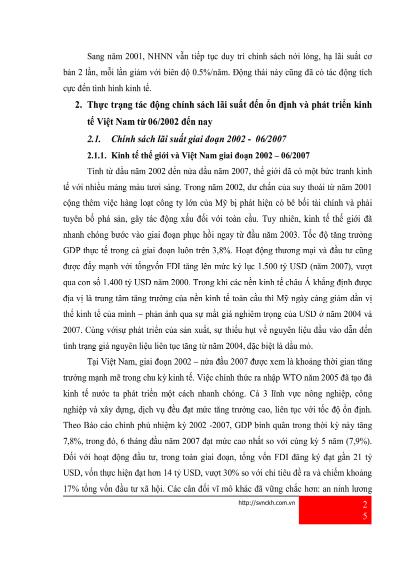 image for page Giải pháp nâng cao hiệu quả của chính sách lãi suất nhằm ổn định và pháp triển kinh tế Việt Nam trong giai đoạn hiện nay